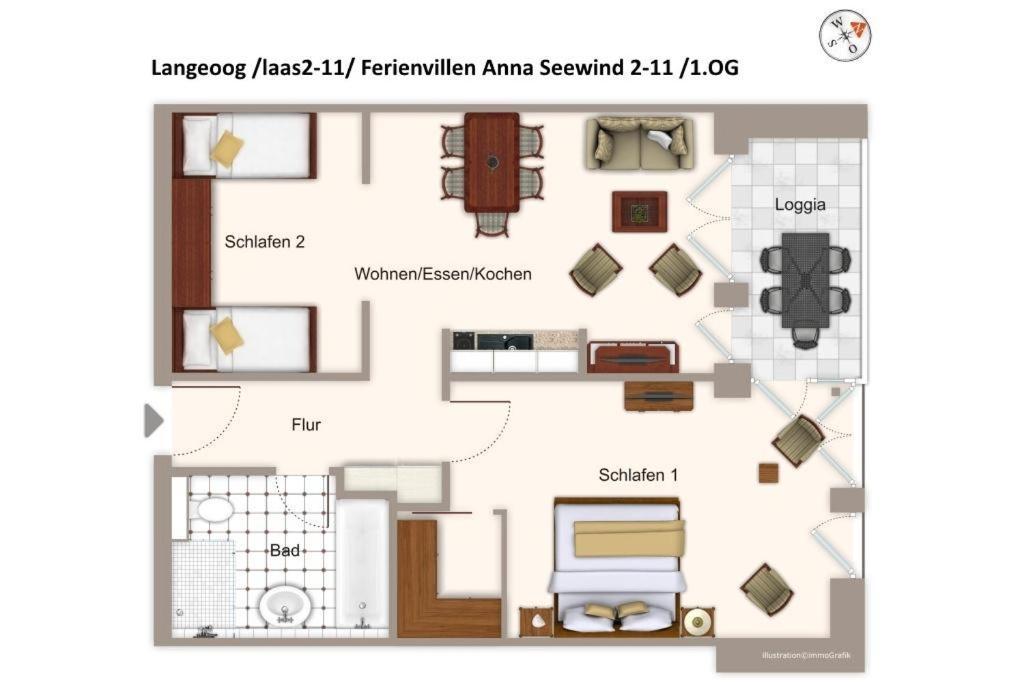 לנגאוג Apartmentvilla Anna See Apartmentvilla Anna See 2-11 מראה חיצוני תמונה